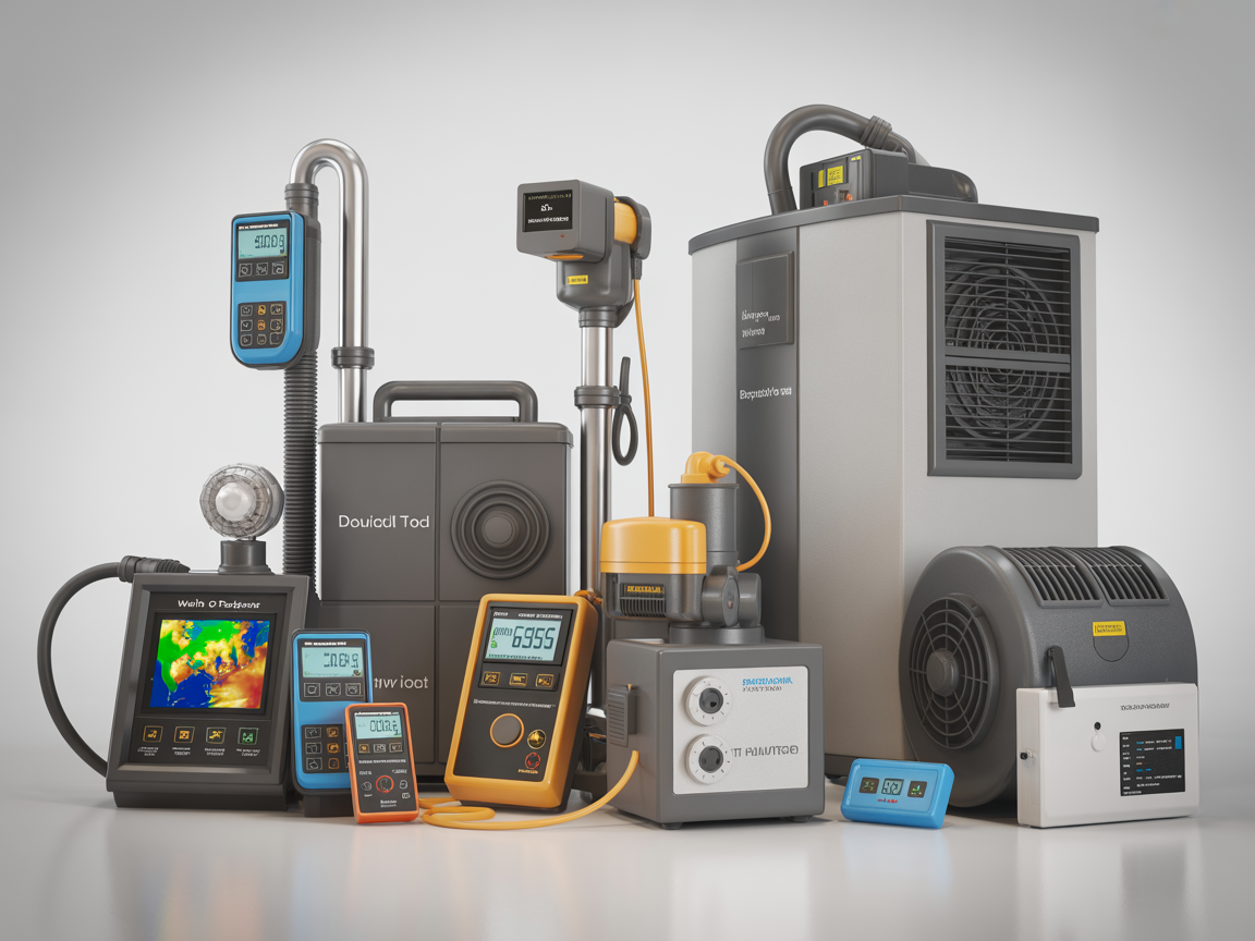 Professional water damage restoration equipment used by BestDry