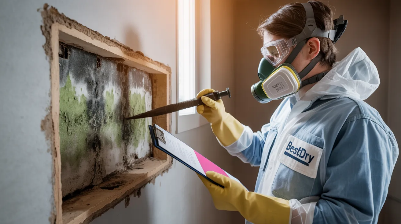 Understanding the severity of mold in homes - Professional mold inspection revealing hidden damage